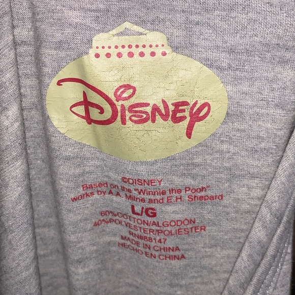 Disney Women’s Winnie The Pooh Eeyore long sleeve Pajama Top - Picture 6 of 6